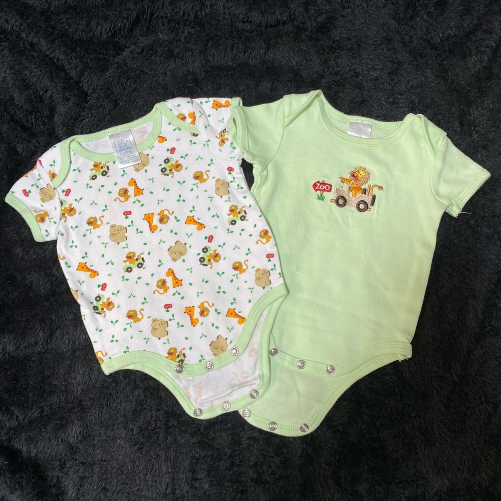 Broadway Baby zoo onesies set of two